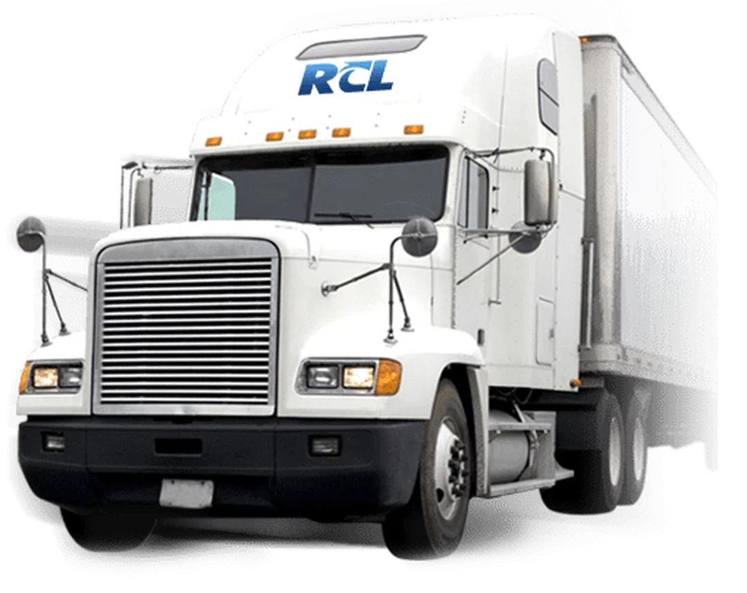 A White Semi Truck